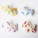 Scottie Dog Hair Clips, Cute Vintage Flower Pattern