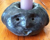 Concrete candle holder