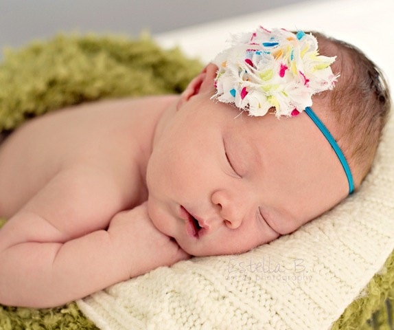 baby headband....baby girl headband...newborn dainty headband- photography props, birthday props