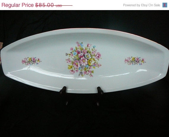 50% OFF 1930's JKW Fine Porcelain Serving Plate
