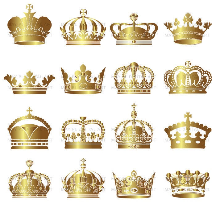 free golden crown clip art - photo #8