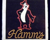 Hamm's Beer Sign Neon Coaster