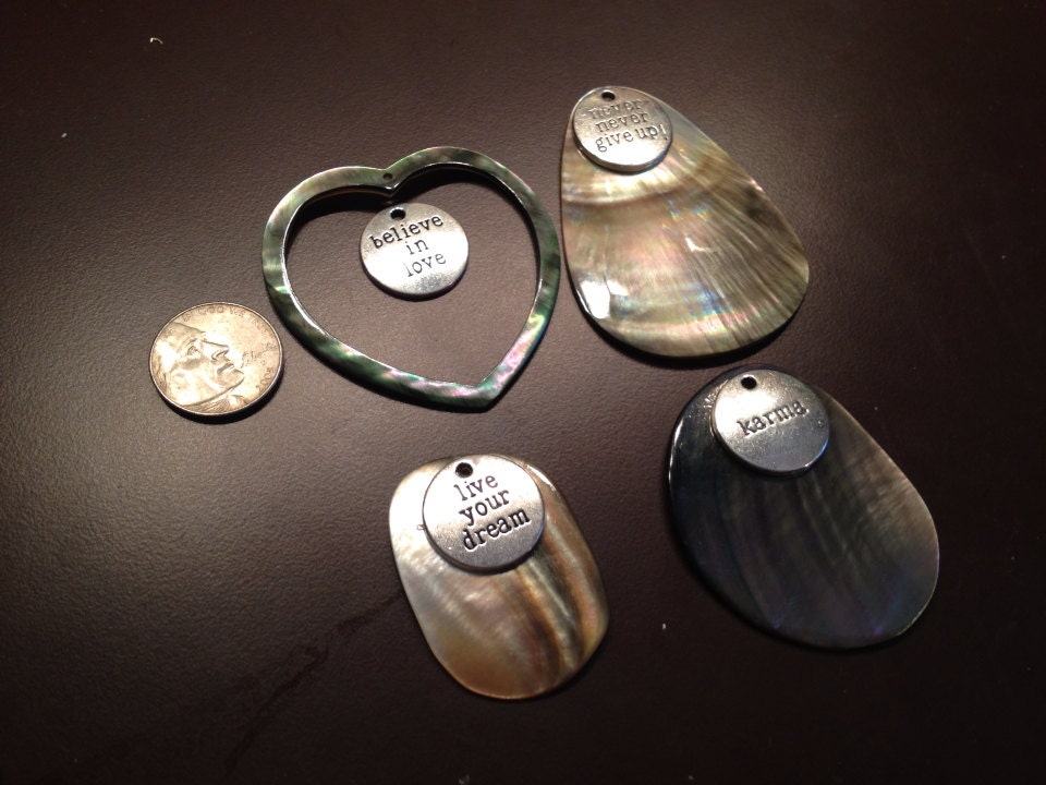 Your choice - Polynesian roping with Mother of pearl & charm necklace