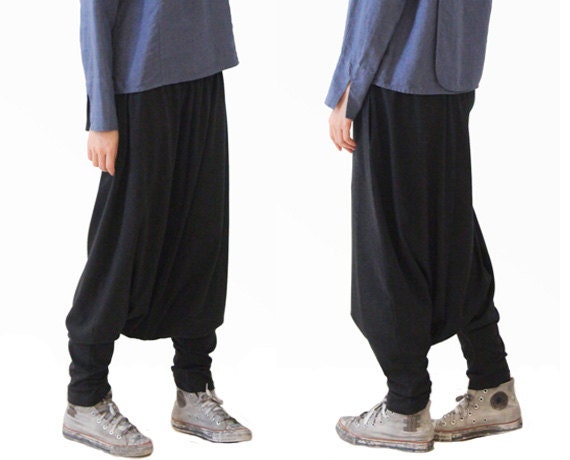 Women Skirt Loose Pantskirt Harem Pants Cotton Skirts