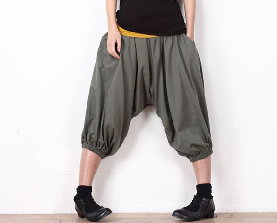 Woman Pants Harem Pants Thai Pants Bloomers Wide Leg Trousers