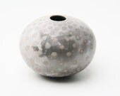 Spotted Ceramic Vessel - Sawdust Fired Pot