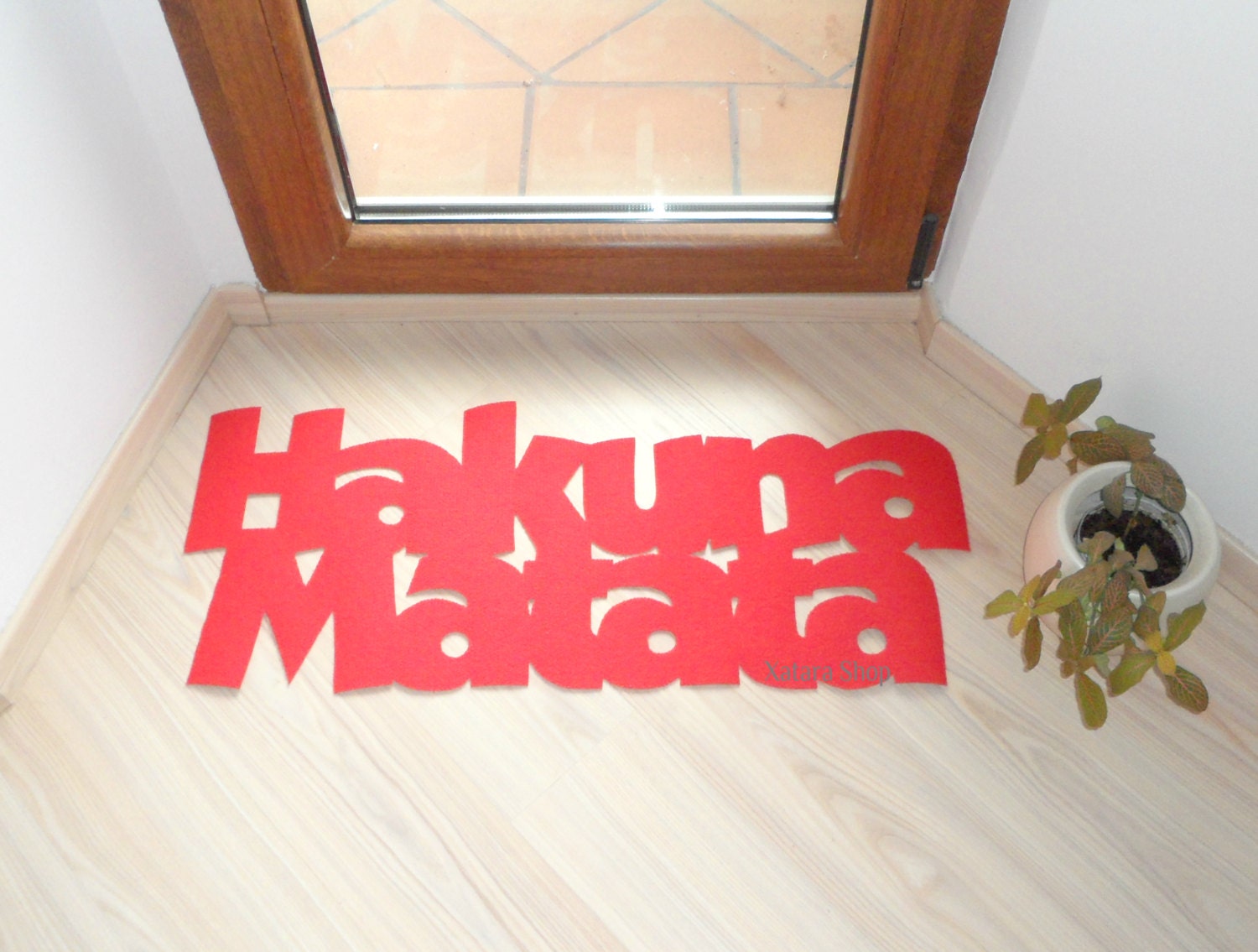 Hakuna Matata doormat. The Lion King. Custom door mat. Possitive message