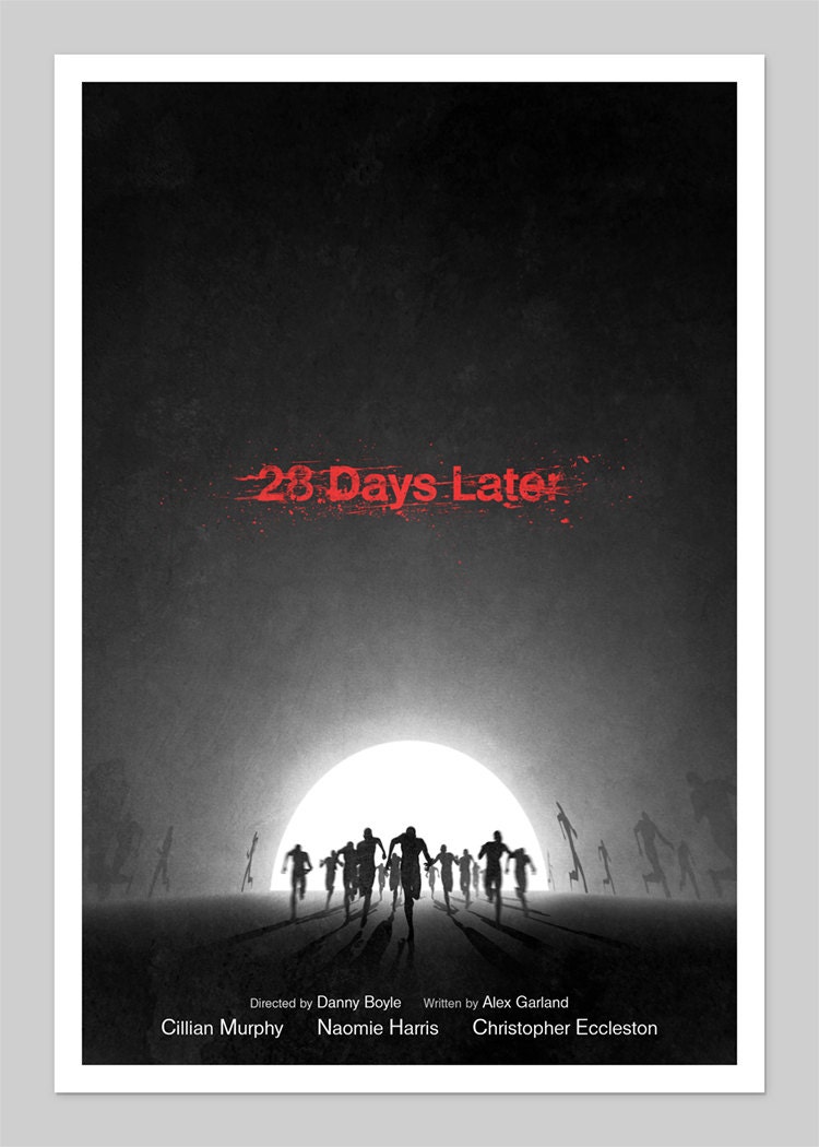 28 Days Later 13x19 Inch Movie Print