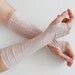 Long snake-like gloves, fingerless long jersey Gloves, Lolita, Tight Sleeve tattoos can be worn