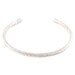 Magnitude Plait - Fishbone - bangle (silver)