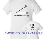 I'm Acute Baby Infant One-Piece Bodysuit Funny Math Geek Infant Boy Girl Unisex Baby Shower Gift
