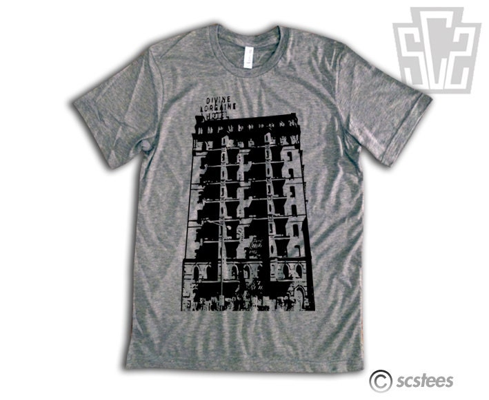 Philly Divine Lorraine Vintage Fit Triblend Tee Shirt - Philadelphia Building Series - Item 016