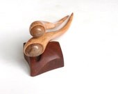 Wooden hair sticks, Hair forks, Wood, Cherry, Walnut, Pair, Hairpin, Handmade, Hair accessory, WoodArtJewelry