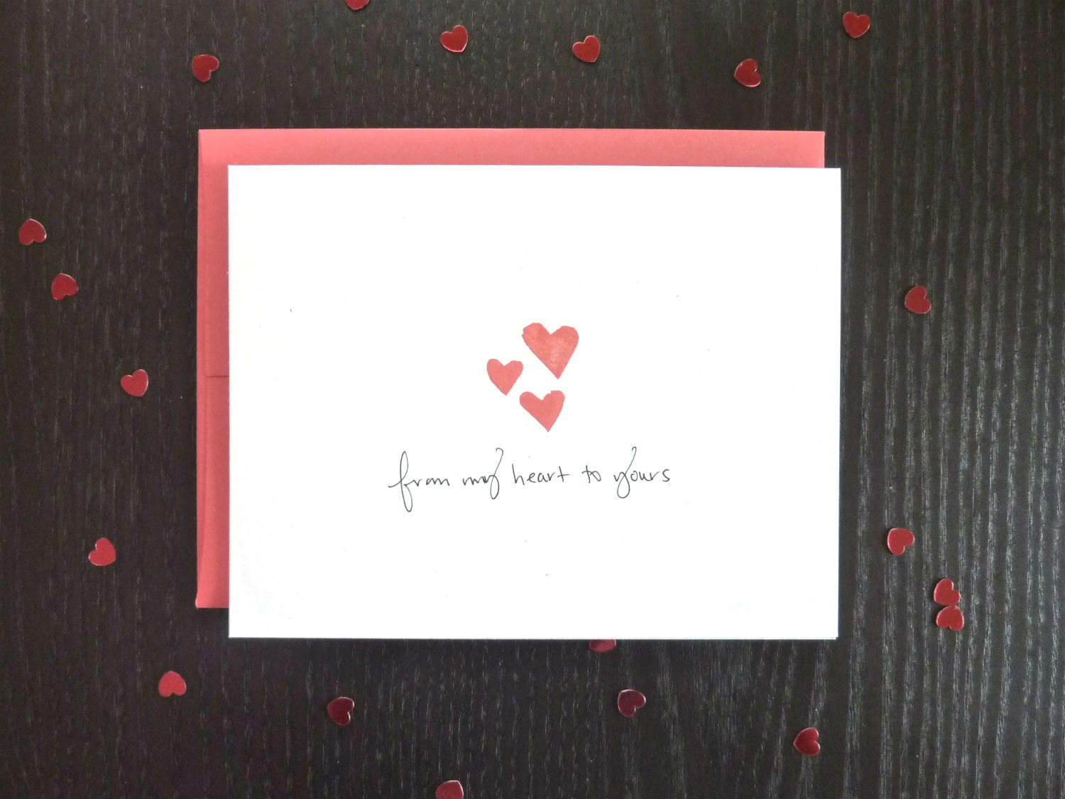 Valentine's day card - From my heart to yours