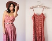 90's RAMPAGE red white floral sweetheart festival spaghetti strap summer romper