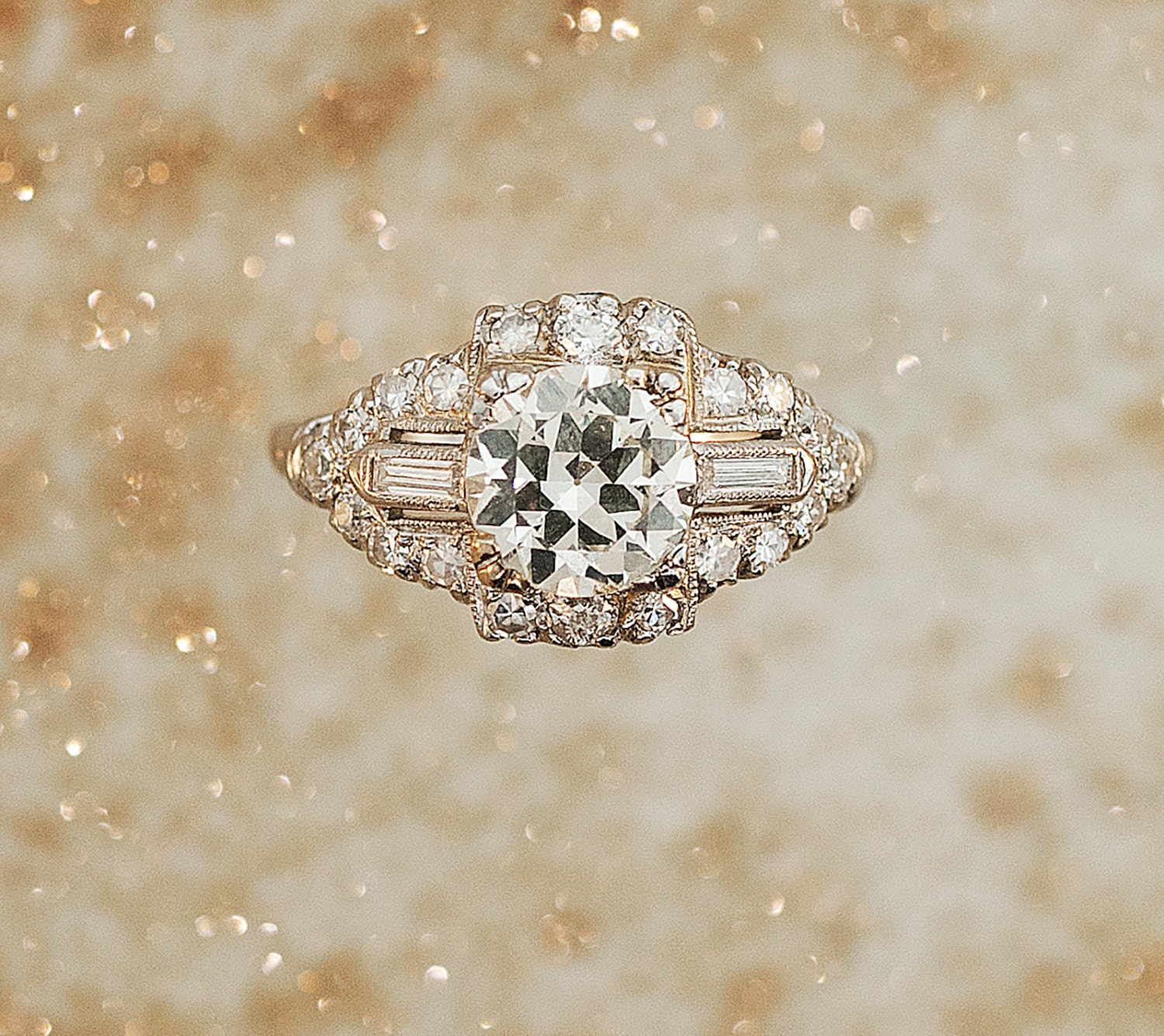 1930s Diamond Ring - Platinum and Diamond Ring