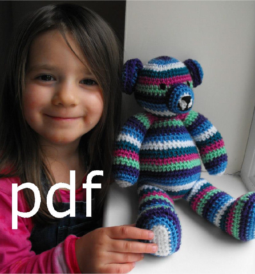 Crochet Teddy Bear Pattern pdf