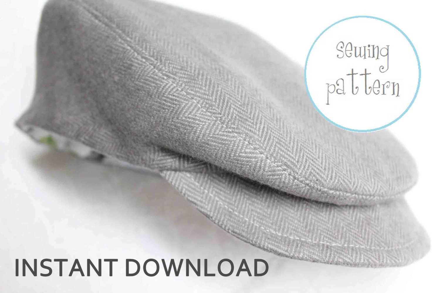 Boys Cap (Newsboy Hat) - INSTANT DOWNLOAD