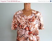 25% OFF SALE SALE 1960s dress/ vintage silk wiggle dress/ floral silk cocktail dress M