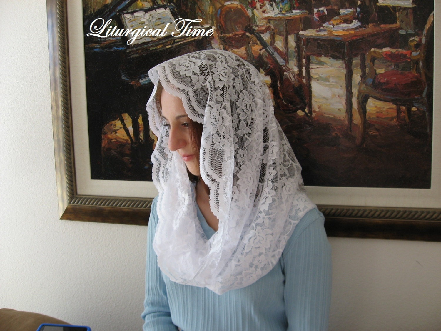 Liturgical Time - Eternity Veil - White - Single loop