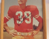 1952-1960 Hugh "The King" McElhenny Signed 8 x10 Framed Photo