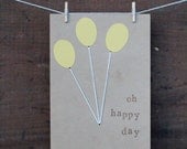 Birthday Card // Congratulations Card // Celebration Card // Oh Happy Day
