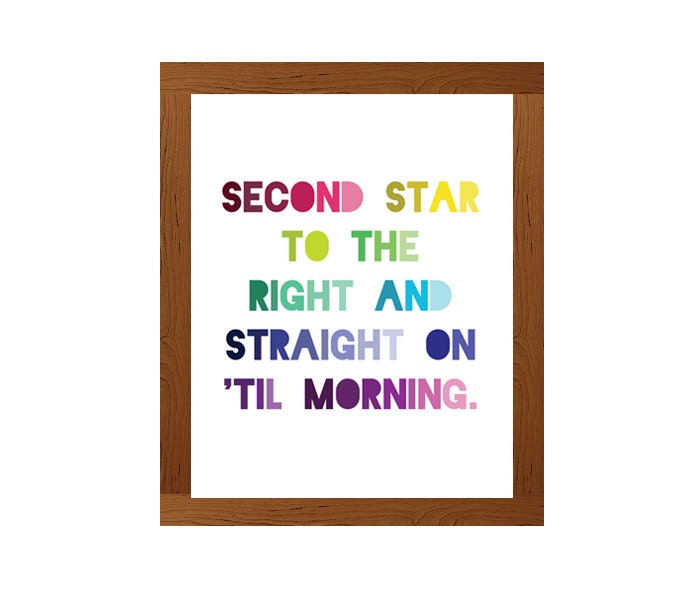 Peter Pan Quote -  Digital Download - JM Barrie