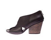 Cross heel shoes, High heel shoes, Black heel shoes, Handmade shoes, Women shoes