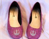 CHOOSE ANY COLORS- Rebel Star Wars Glitter Shoes