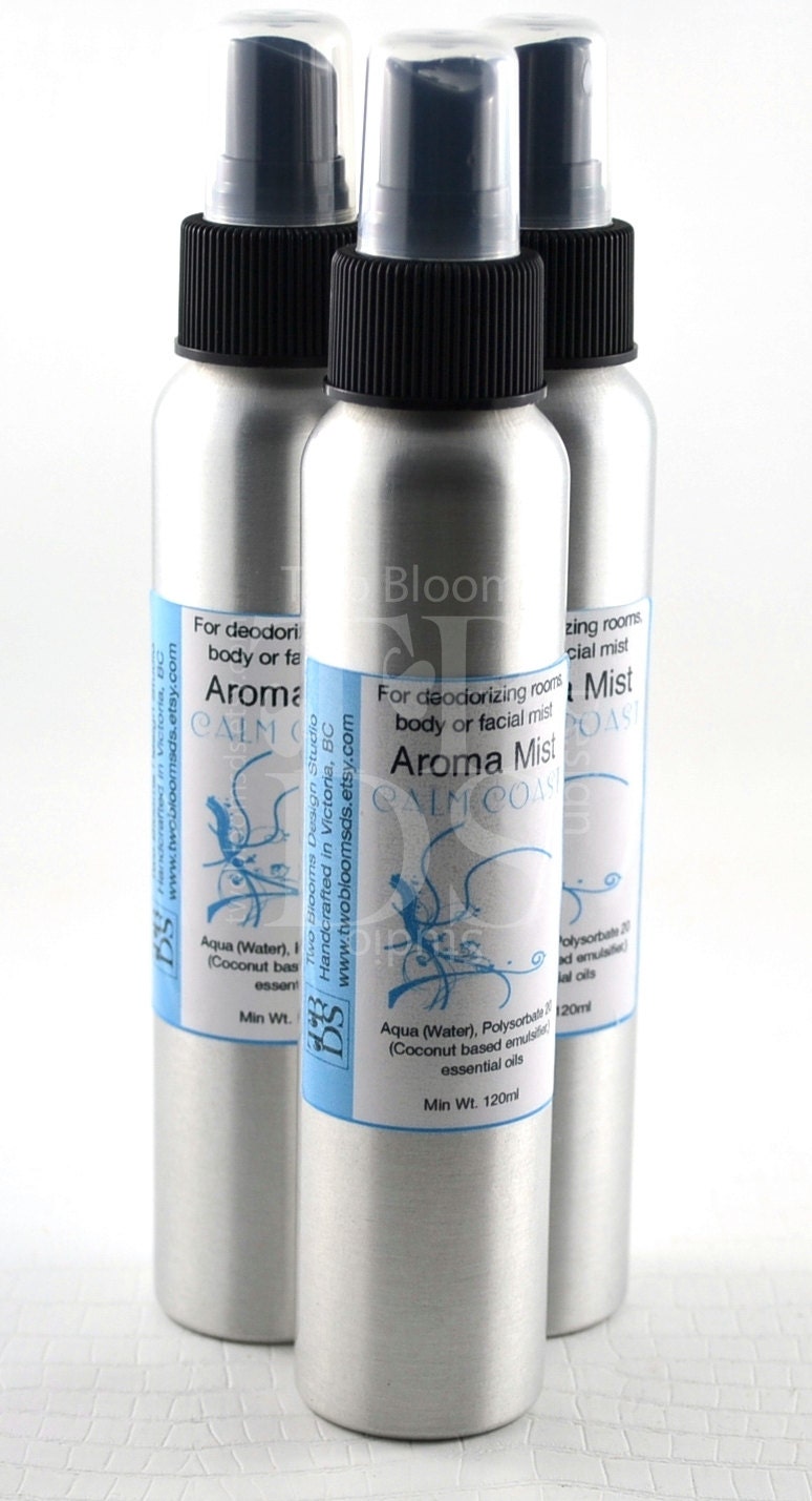 Rose Geranium Aroma Mist - Air Room Spray - Calm Coast Body, Room Spray