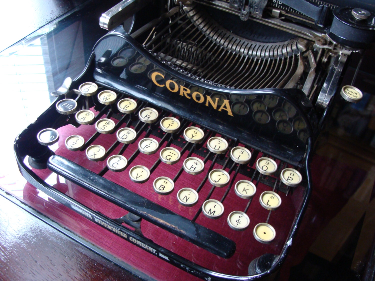 Vintage Corona 3 folding typewriter