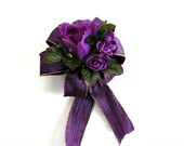 All purple gift bow, Spring celebration, Summer Celebration, All occasion bow, Holiday decoration, Home accent bow
