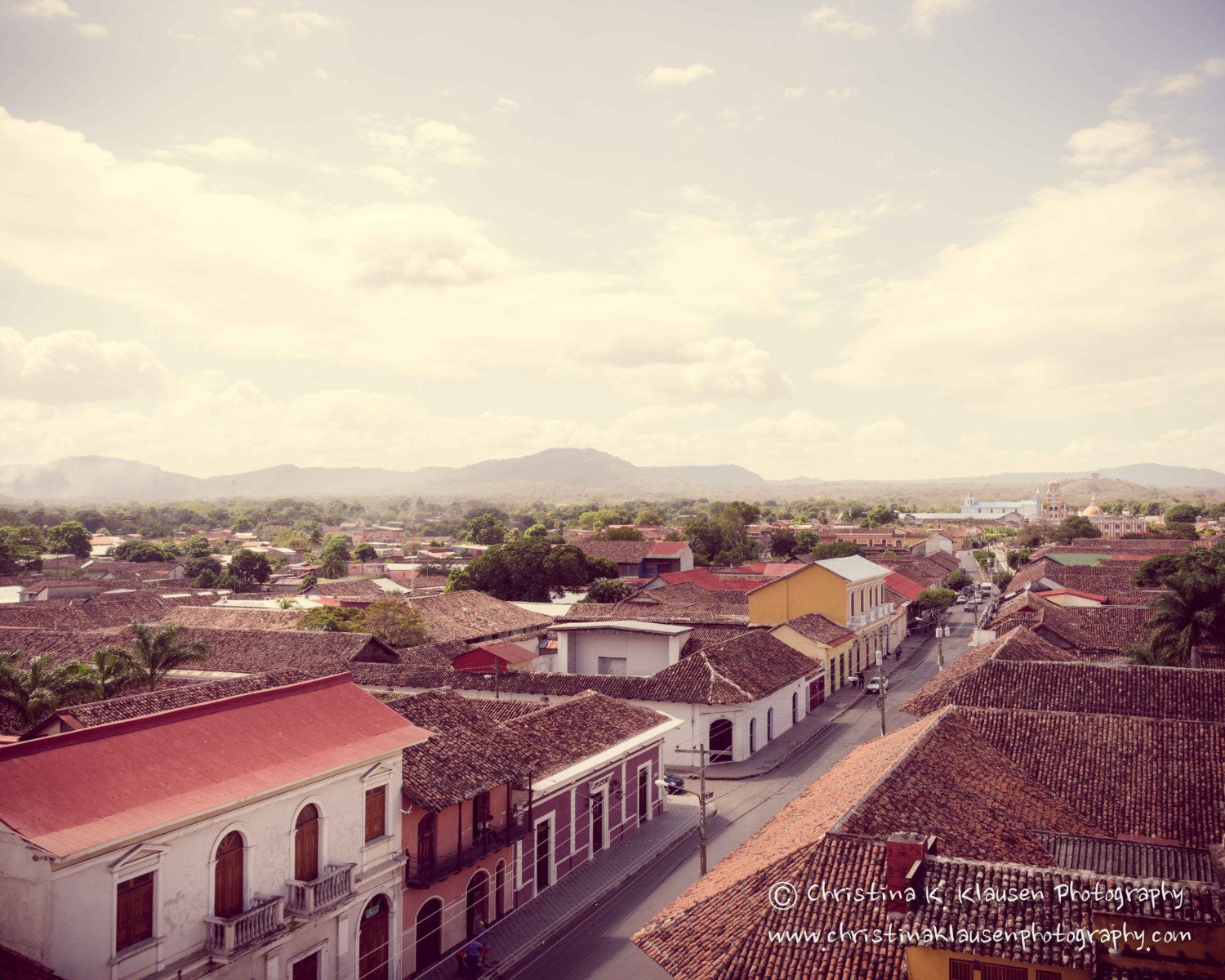 Street Photography - Nicaragua. Photo. Granada. Central America. Travel Photograph. City Streets. Polaroid. Landscape. Fine Art Photography