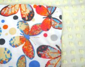 Vintage Fabric Baby Blanket, Made with Vintage Repurposed Linens