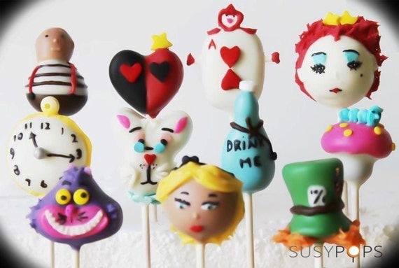 alice in wonderland cake pops alice in wonderland cake pops