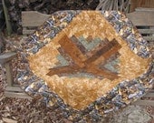 Baby  Boy Quilt, Wall Hanging, Table Topper - Batik Camo