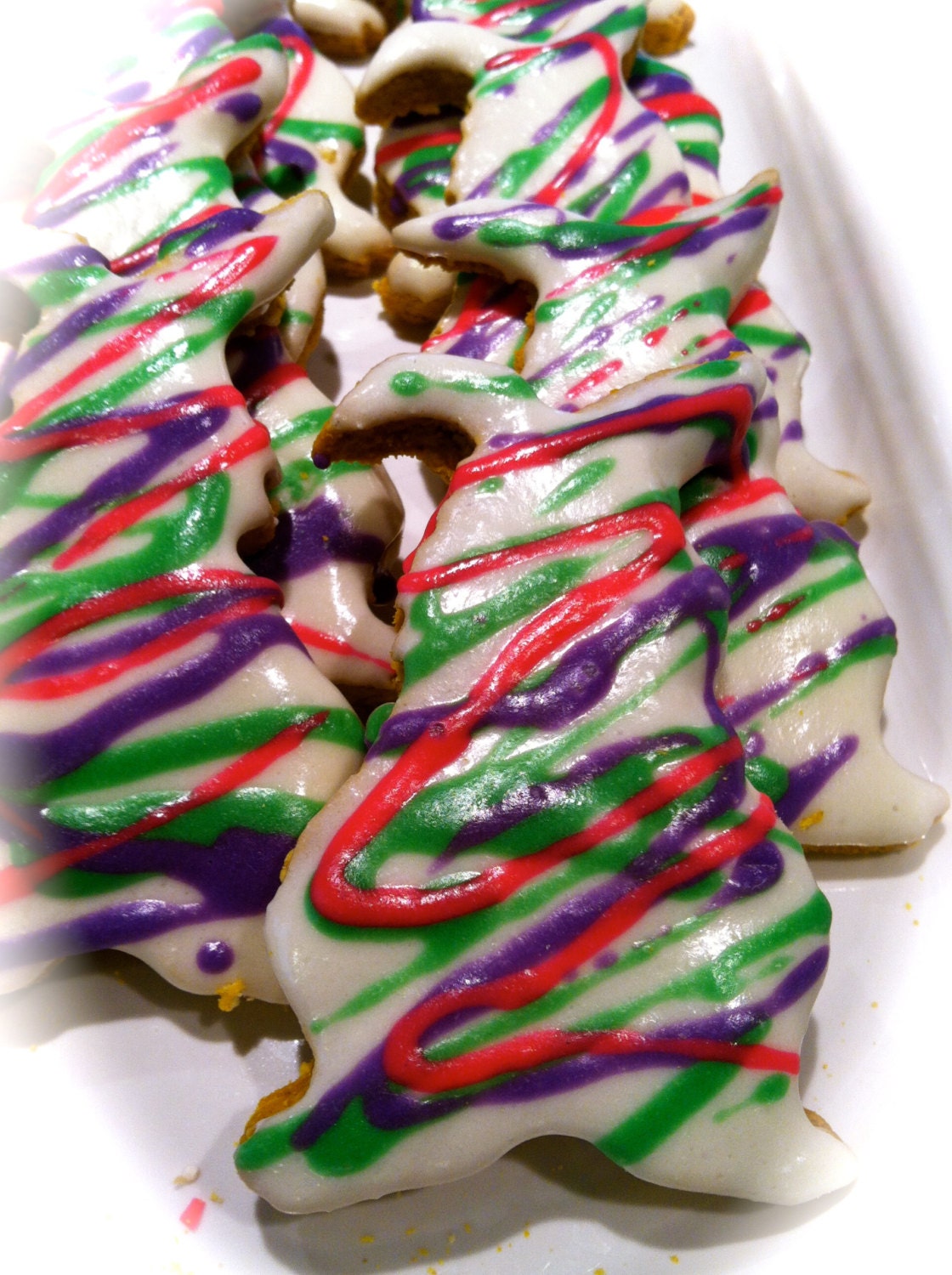 Easter Bunny Pumpkin Cookies for Dogs