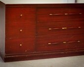 Retro Six Drawer Dresser