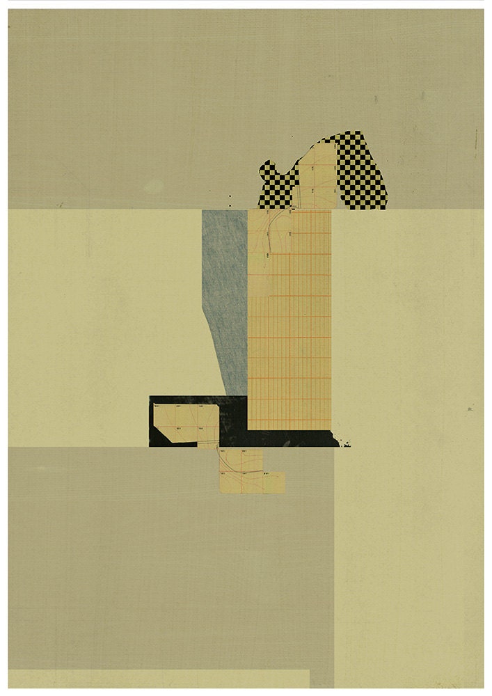 Abstract collage, Abstract composition 71