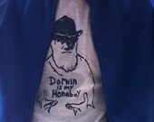 Charles Darwin is My Homeboy - Men's Tshirt for Evolution and Biology Lovers - Funny Biology Teacher Gift for Men - Science Humor tee