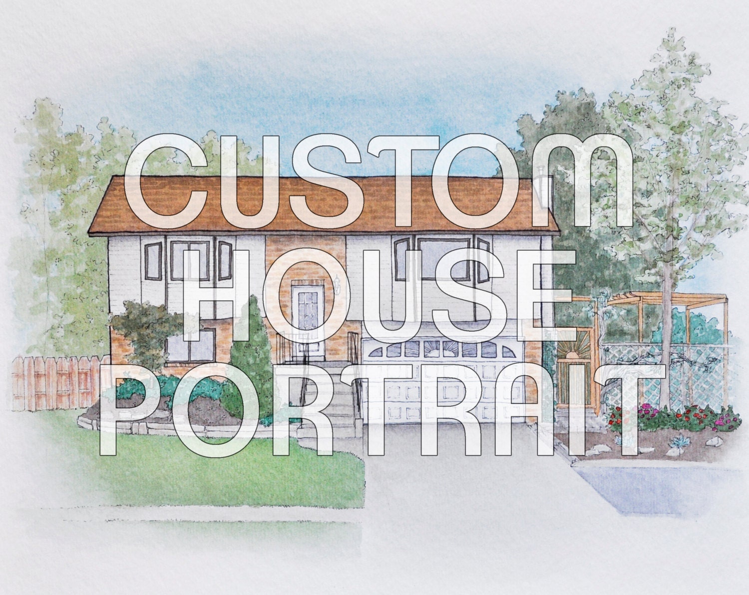 Custom House Portrait - Reserved for legobird