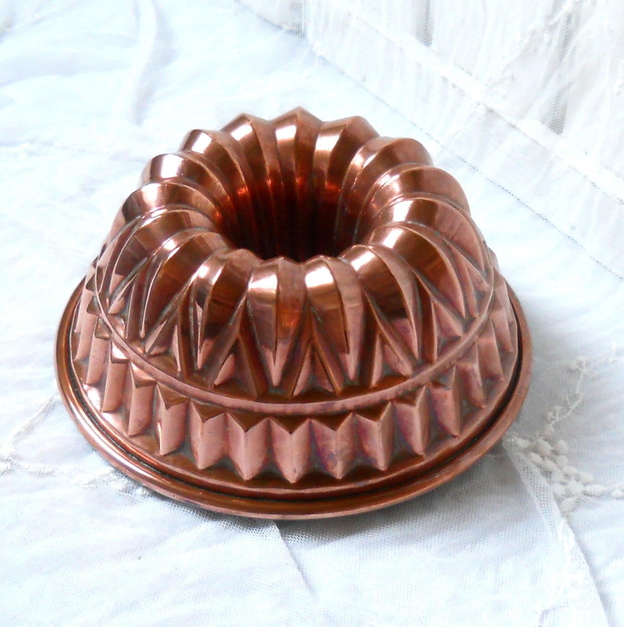 vintage copper mold antique copper cake mold by minoucbrocante