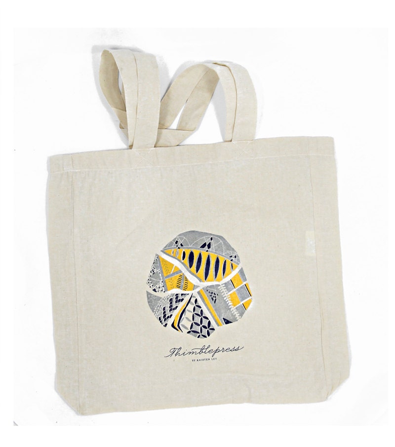 Pattern Pieces Tote Bag