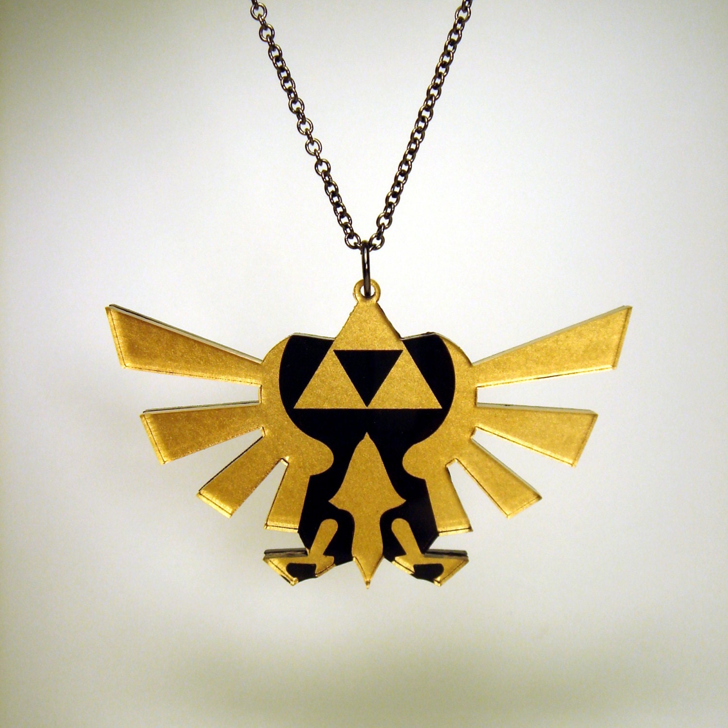 Legend of Zelda inspired "Hylian Crest" - Laser Cut Acrylic Pendant