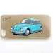 Personalized iPhone Case - VW Beetle Car - Monogram iPhone cover