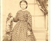 Antique CDV Photograph of Woman 1880's