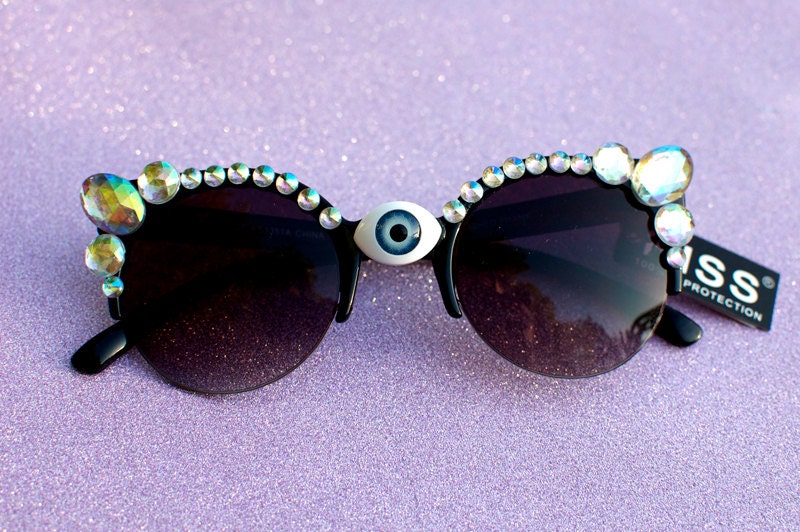 LYDIA Third Eye Sunglasses / Embellished Sunglasses