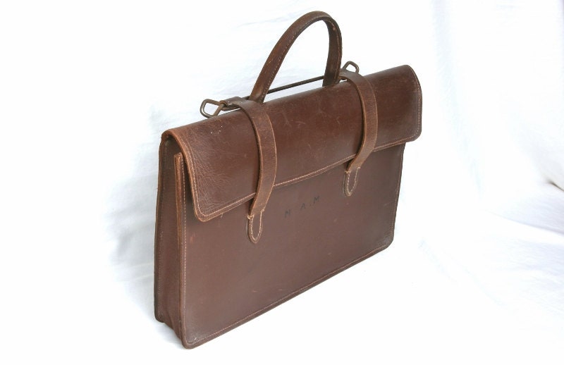 French brown leather bag, leather briefcase laptop bag laptop case, Fathers Day mens leather bag gift for him, handbag Macbook Pro case