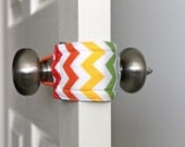 Latchy Catchy  in Rainbow Chevron/Dot Reversible (Patents Pending)