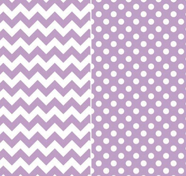 Latchy Catchy  Lilac Chevron/Dots Reversible (Patents Pending)